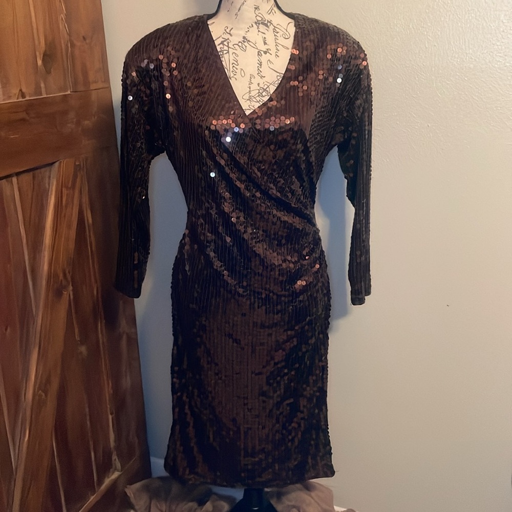 Vintage Sequin Oleg Cassini Dress